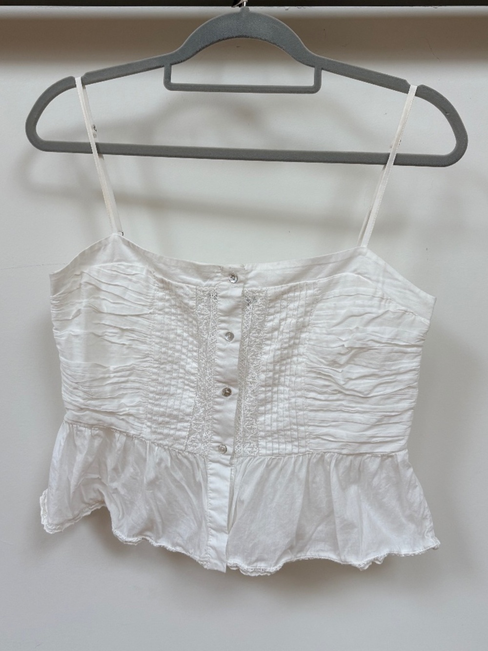 Zara draped embroidered top - Small